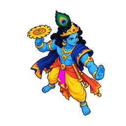 Krishna, the Vishnu commander